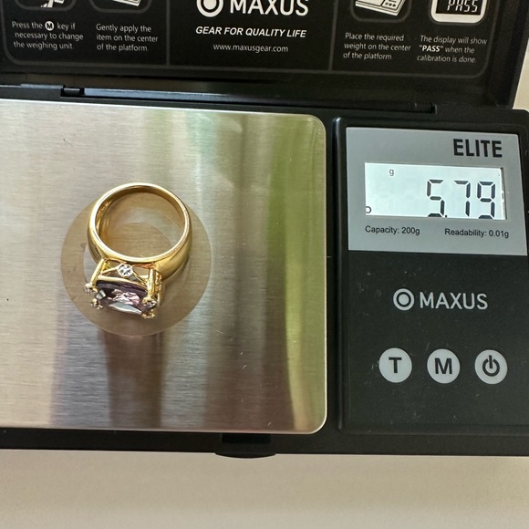 Vintage Alexandrite cocktail ring - Picture 8 of 11